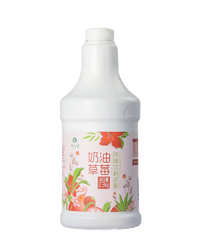 奶油草莓風(fēng)味飲料濃漿