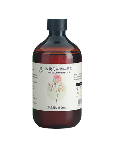 玫瑰花調(diào)味糖漿